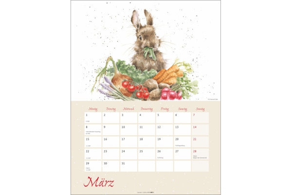 WEINGARTE Bildkalender 2027 331229227 Country Life 30x39cm
