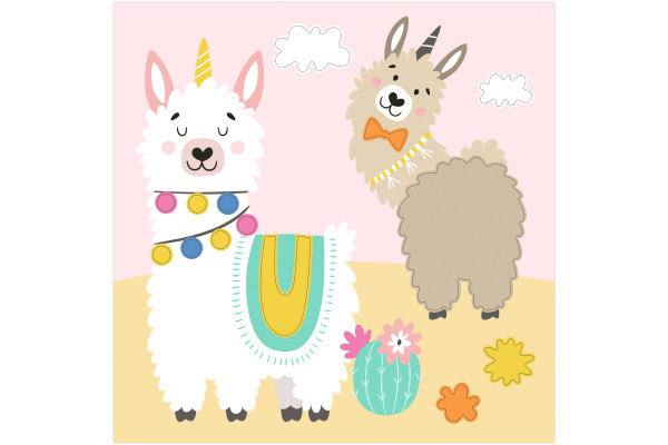 URSUS Bastelfilz Set 8800001F Happy Friends