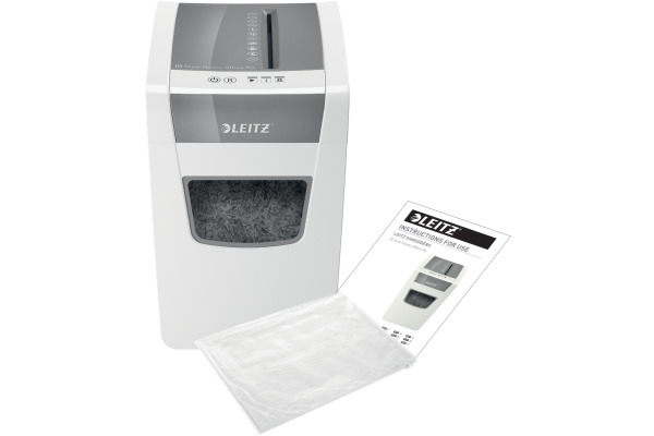 LEITZ Aktenvernichter IQ 80010000 Home Office Slim, P-4, 23lt