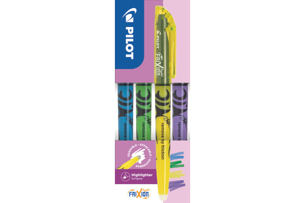 PILOT Textmarker FriXion Light 4mm 170.001.9 assortiert 4 Stück