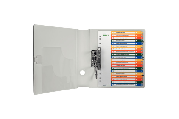 LEITZ Register PC-beschriftbar A4+ 12960000 multicolor 1-20