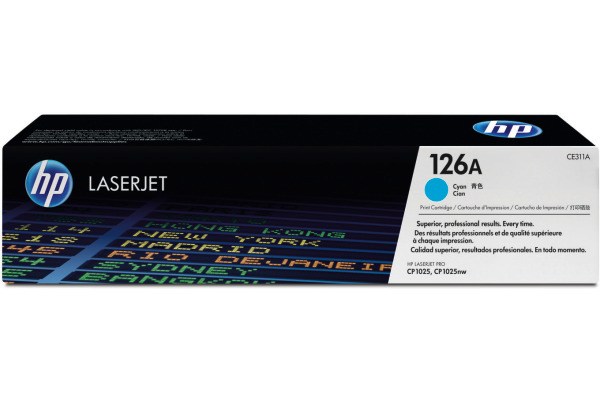 HP Toner-Modul 126A cyan CE311A Color LJ Pro CP1025 1000 S.