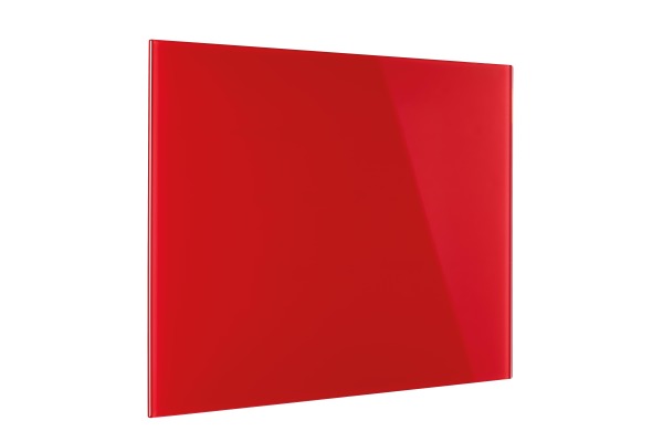 MAGNETOP. Design-Glasboard 800x600mm 13403006 rot, magnetisch