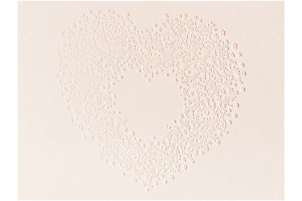 PARTYDECO Gästebuch 20.5x20.5cm KWAP48081 hellrosa 44 Seiten
