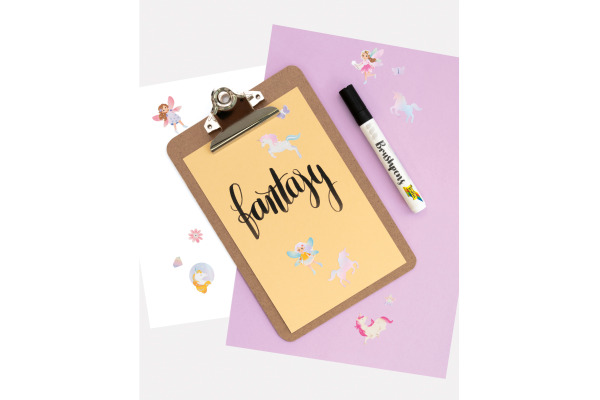 FOLIA Charming-Sticker 18205 Fairytale 2 Blatt/56Stück