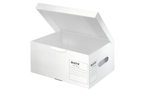 LEITZ Infinity Box mit Deckel S 61050000 weiss 355x255x190mm