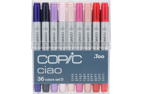 COPIC Marker Ciao 22075364 36er Set D