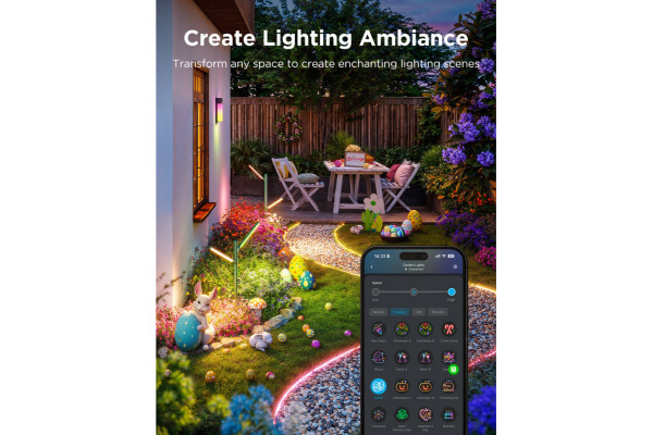 GOVEE LED Garten Licht 2 Stück H7086341 Outdoor, Matter