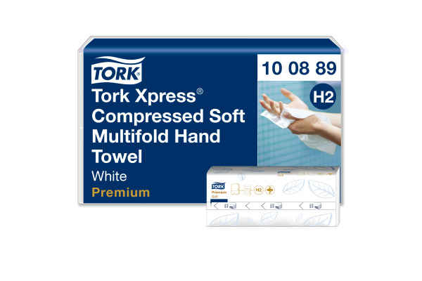 TORK Komprimierte Handtücher H2 100889 Xpress® 2700 Blatt