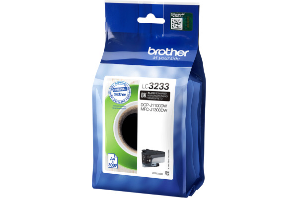 BROTHER Tintenpatrone schwarz LC-3233BK DCP-J1100DW 3000 Seiten