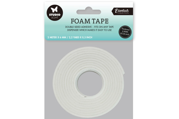 STUDIO LI Schaumklebeband 0.3cm FOAMT04 doppelseitig 2 Meter