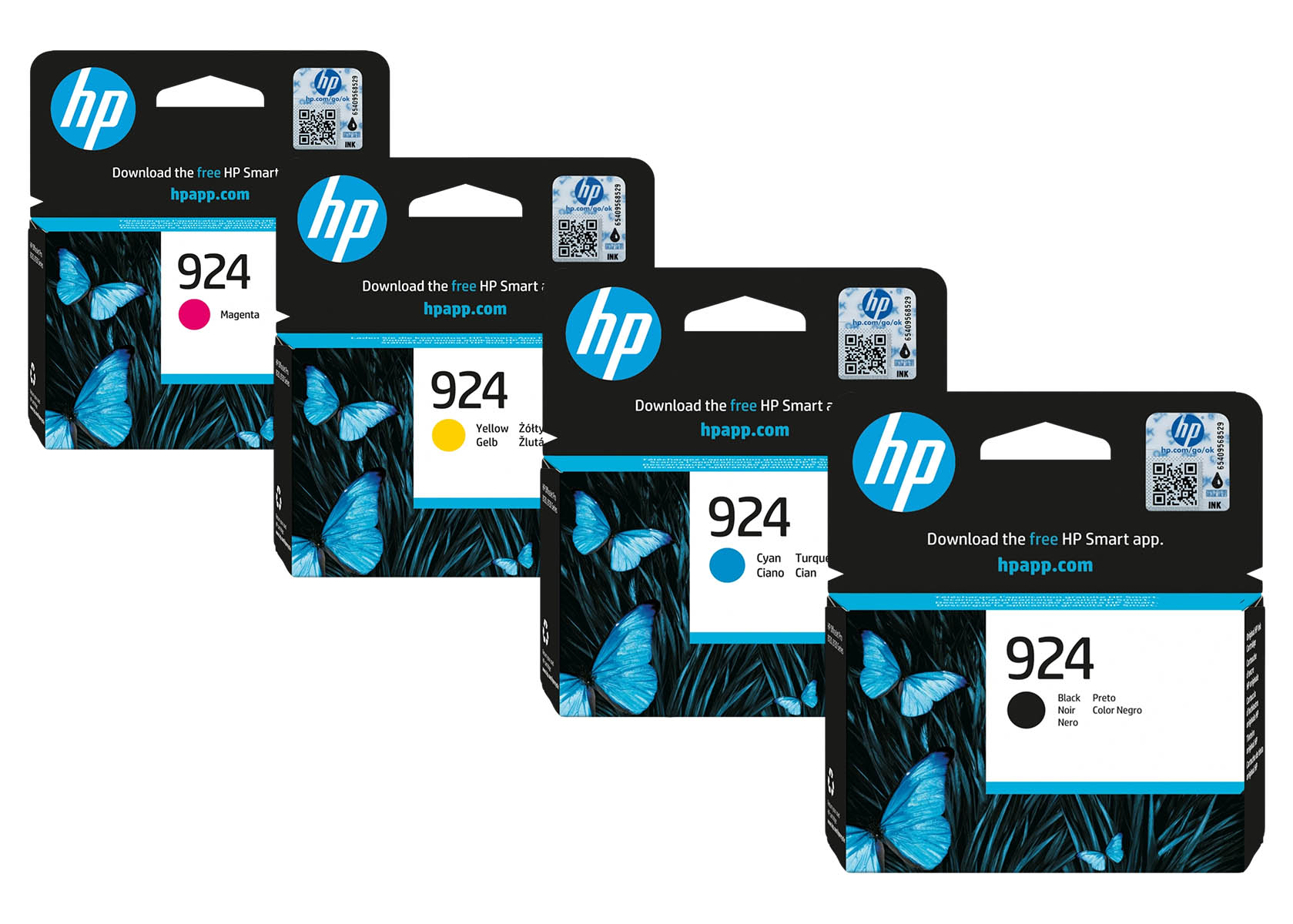 Original HP 924 SET Multipack / Set mit allen vier Farben