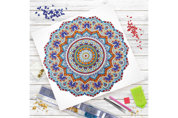 URSUS Diamond Painting 43520001F Mandala Set 1