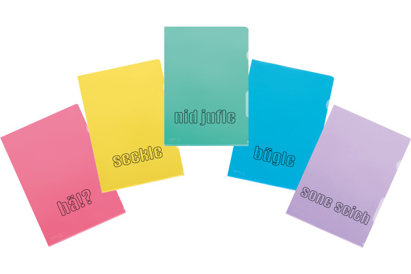 KOLMA Sichtmappe Fashion Bärn 59.902.19 A4 assortiert 10 Stück