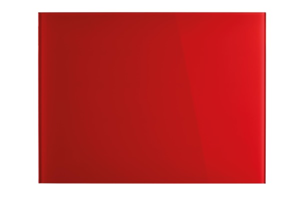 MAGNETOP. Design-Glasboard 800x600mm 13403006 rot, magnetisch