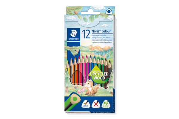 STAEDTLER Farbstifte Noris Colour 187C12 03 upcycled Wood 12 Stück