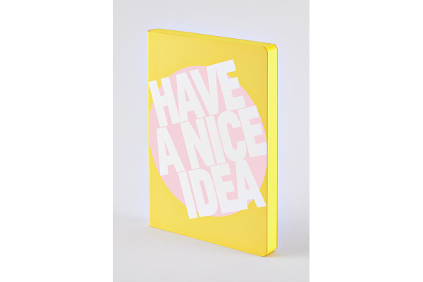 NUUNA Notizbuch GRAPHIC L A5 350054617 HAVE NICE IDEA,dots 128 Blatt