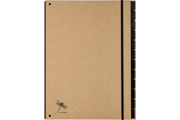 PAGNA Pultordner Pur A4 44012-11 natur 12-teilig