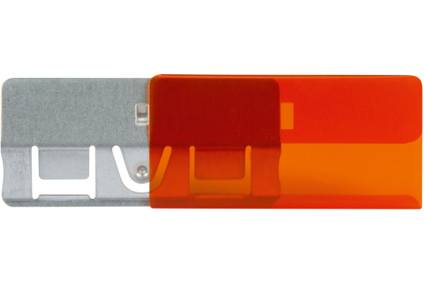 BIELLA Klarsichthülsen 60x30mm 27360235U orange 25 Stück