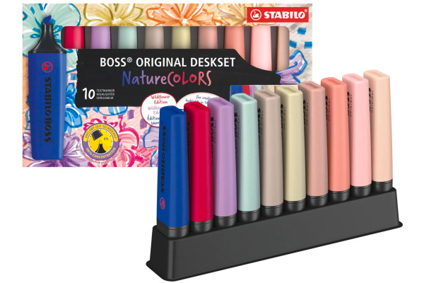 STABILO BOSS Textmarker 2-5mm 7010-3-5 Wildflowers 10 Stück