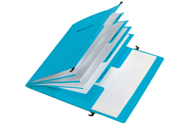 PAGNA Hängemappe Personal 5-teilig 44105-02 blau 34.5x24.5cm