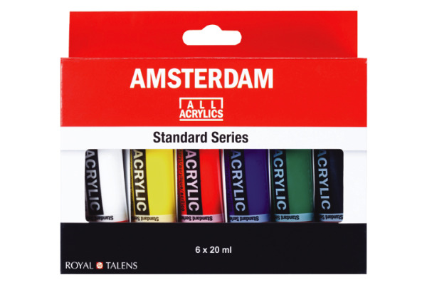 AMSTERDAM Standard Series Acryl Set 17820406 6x20ml