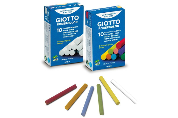 GIOTTO Kreiden Robercolor 538700 weiss 10 Stück