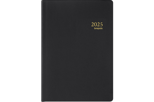 BREPOLS Agenda Armada 931 Seta 2027 26.3.0273 1W/2S schwarz 7.1x10.2cm