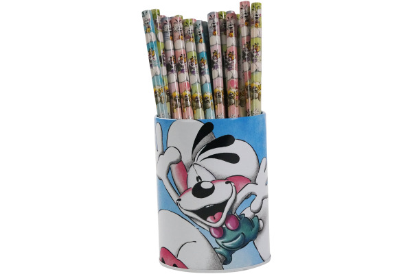DIDDL Bleistift HB 23545 Dose, assortiert 24 Stück