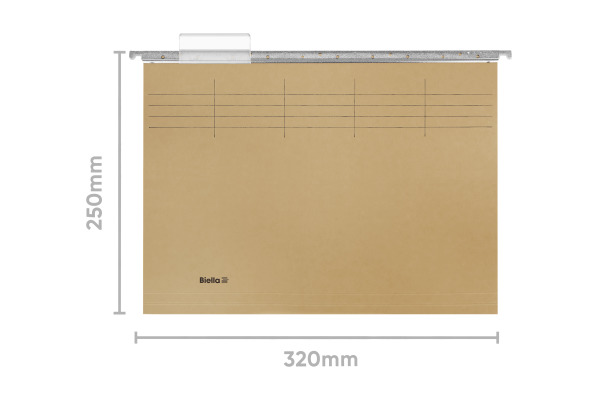 BIELLA Hängemappen-Set A4 26945500U oliv 32x25cm 5 Stk.
