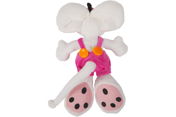 DIDDL Plüschtier Diddl 30cm 23467 in rosa Latzhose