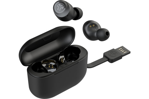 JLAB Go Pop+ Earbuds IEUEBGAIR True Wireless, Black