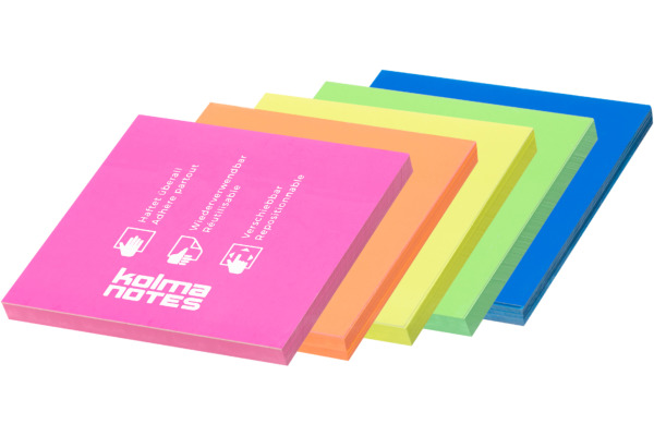 KOLMA kolma NOTES 76x76mm 13.009.19 10x100 Blatt ass.