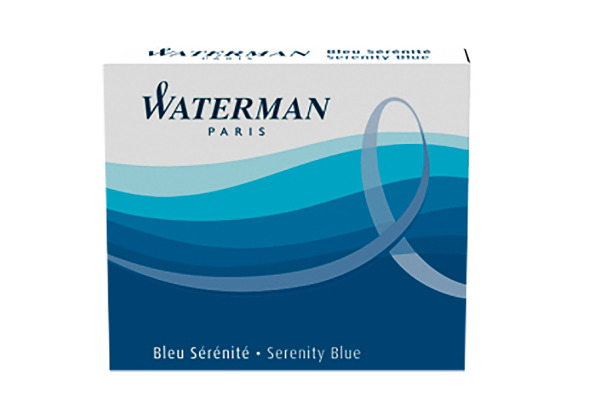 WATERMAN Tintenpatronen S0110950 blau 6 Stück
