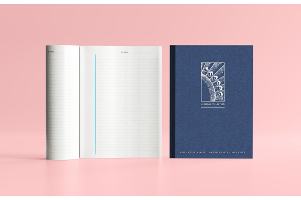 AURORA Notizbuch Heritage A5 1935N blau, liniert 56 Blatt