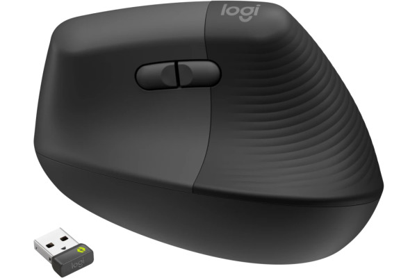 LOGITECH Ergonomische Maus 910-00649 Lift for Business Graphite