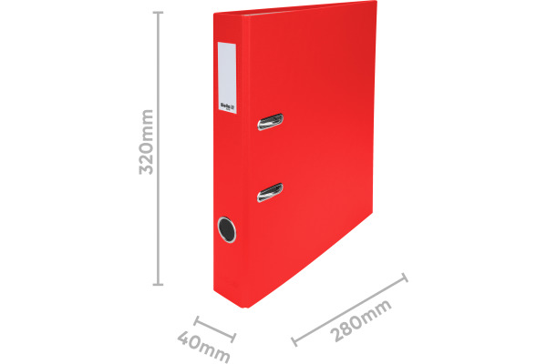 BIELLA Ordner Plasticolor 4cm 10740445U rot A4