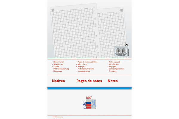 RIDOIDE Timing 2 Notizen kariert 7066451 32 Blatt 9.3x17.2cm
