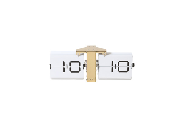 ESMEE Wanduhr Flip Clock 240.006.0 gold