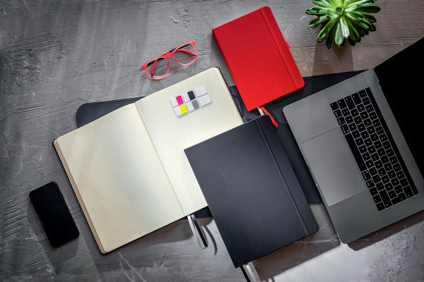 CONCEPTUM Notizbuch A4 CO112 schwarz, liniert 97 Blatt