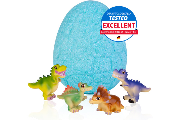 KOOLKIDZ Badebombe schäumend 3562962 4 assortiert, Dino