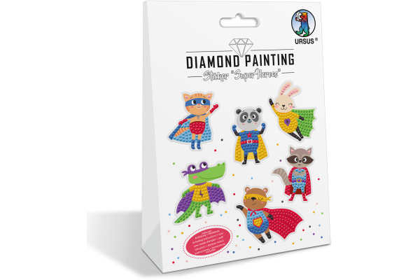 URSUS Diamond Sticker 43490001 Super Heroes 6 Sticker
