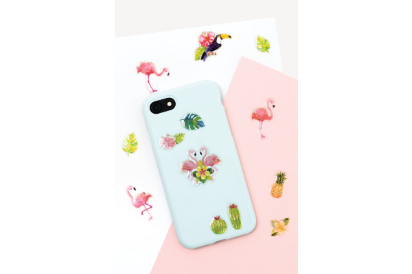 FOLIA Epoxy-Sticker 10x15cm 16304 Tropical