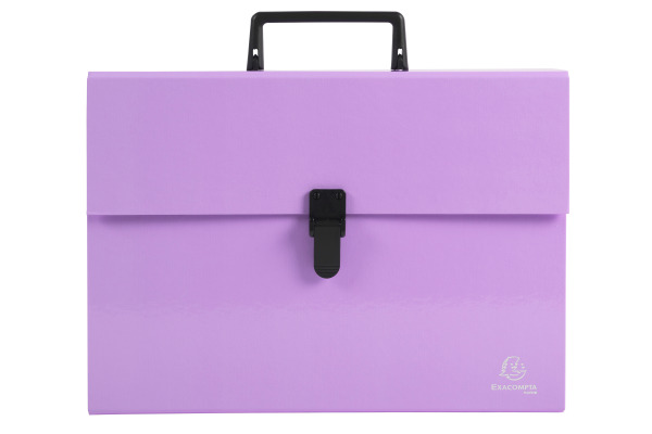 EXACOMPTA Fächermappe Aquarel A4 56765E mauve 18-teilig