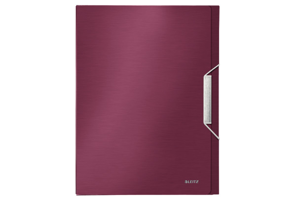LEITZ Ablagebox Style PP 39560028 granat rot 250x330x37mm