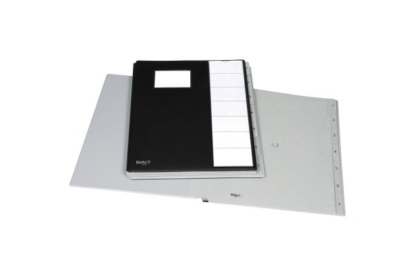 BIELLA Pultmappe Pronto A4 32040702U schwarz 7-teilig