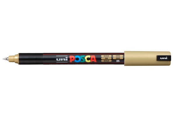 POSCA Fineliner 0.7mm PC-1MR gold