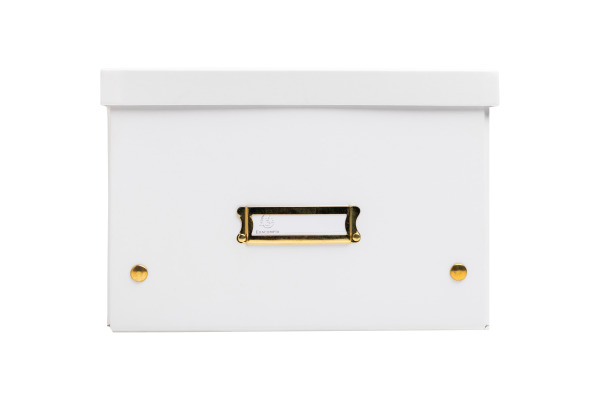 EXACOMPTA Aufbewahrungsbox Neo Deco A4+ 62358E weiss 27x36x19cm