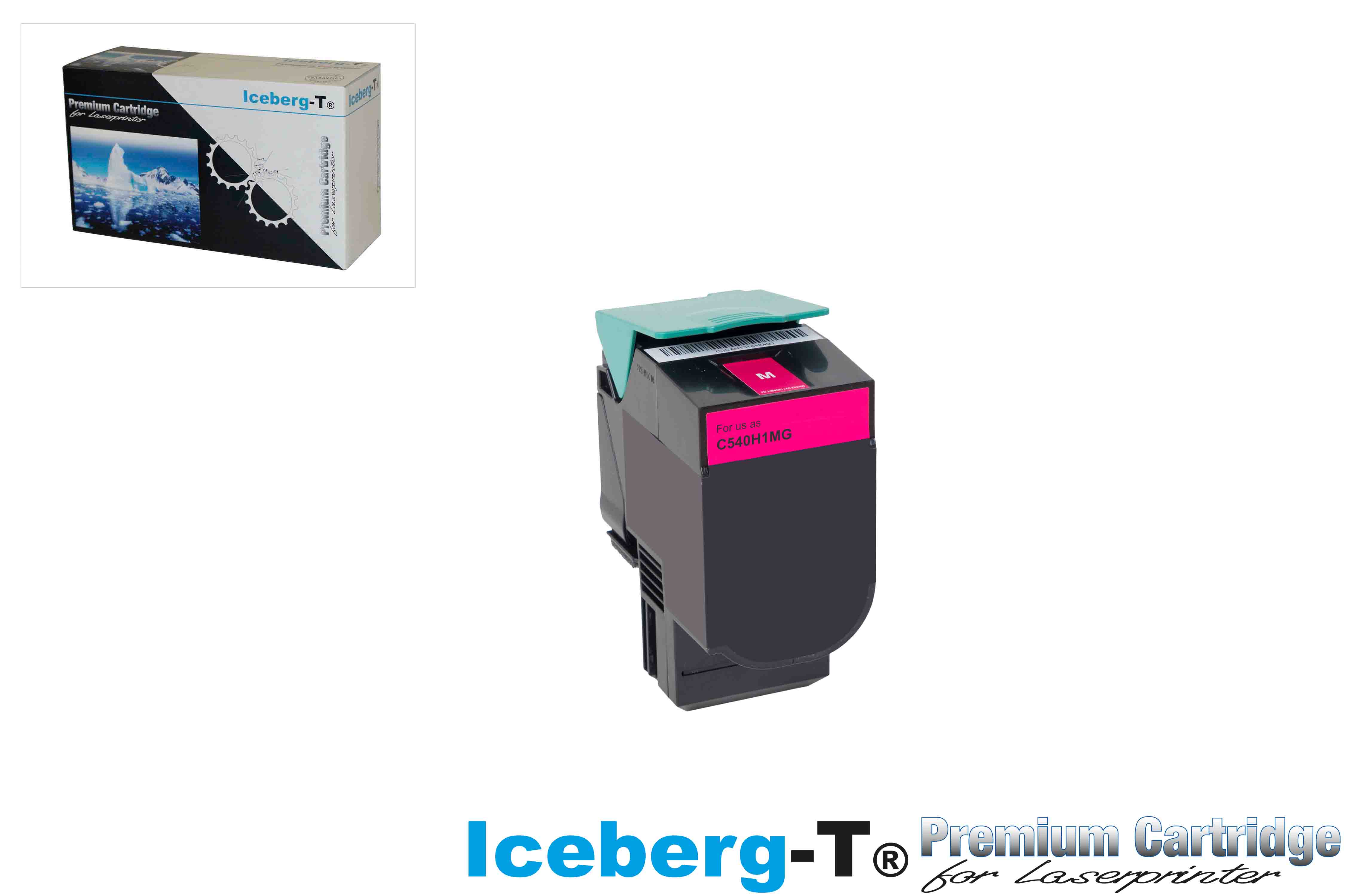 Iceberg-T Toner C540 / X544 2'000 Seiten, magenta