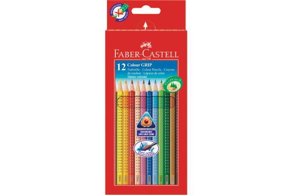 FABER-CA. Farbstifte Colour Grip 112412 12 Farben